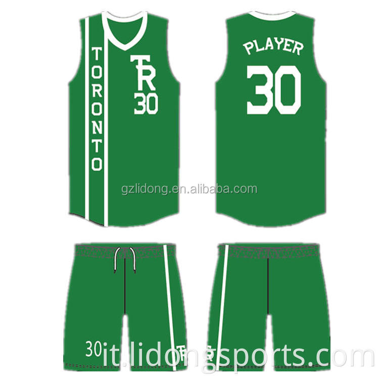 Uniforme da basket reversibile set di basket jersey uniform design rosso mimetico uniforme da basket
